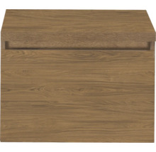 Houtkleurige wastafelonderkast