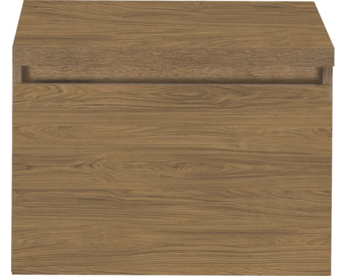 Houtkleurige wastafelonderkast