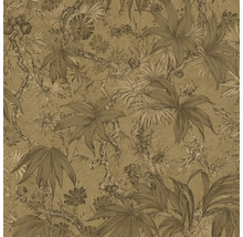 Behang met plantenmotief