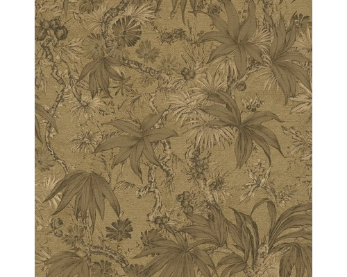 Behang met plantenmotief