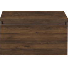 Houten wastafelonderkast met lade