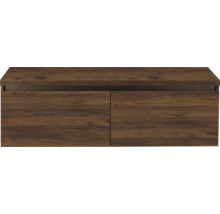 Wastafelonderkast met twee deuren in houtlook