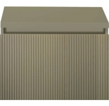 Wastafelonderkast met verticaal geribbelde voorkant