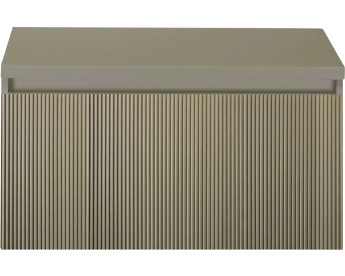 Wastafelonderkast met geribbelde voorkant