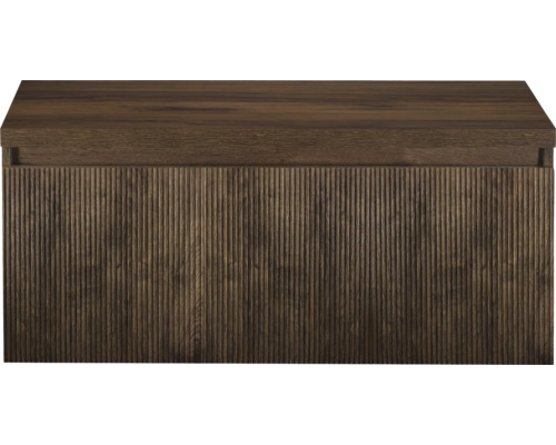 Wastafelonderkast met geribbelde voorkant