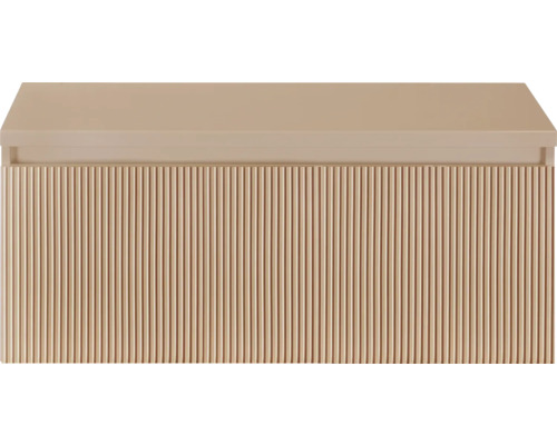 Wastafelonderkast met geribbeld oppervlak