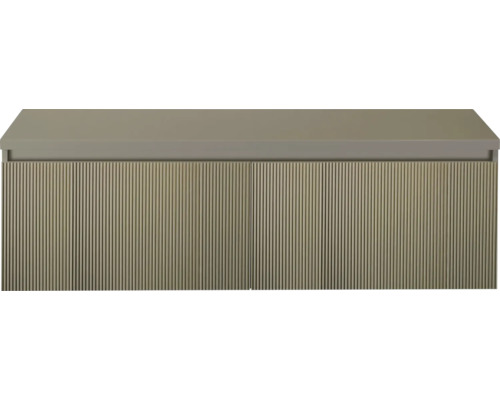 Wastafelonderkast met geribbelde voorkant