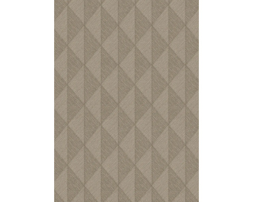 ERISMANN Vliesbehang 12252-11 Fashion for Walls 5 grafisch bruin Behang met geometrisch driehoekpatroon