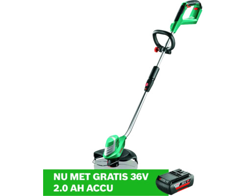 BOSCH Accu grastrimmer AdvancedGrassCut 36 V BT excl. accu en lader **GRATIS 18 of 36 V ACCU BOSCH** Accu grastrimmer met gratis 36V accu