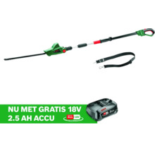 Bosch snoeizaag met accu, draagriem en Bosch logo