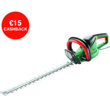 Bosch heggenschaar met 15 euro cashback actie