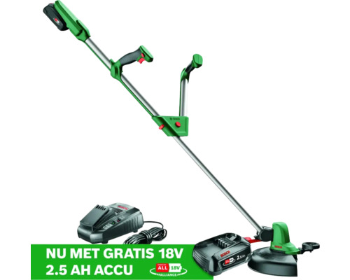 BOSCH Accu grastrimmer UniversalGrassCut 18 V-26 incl. accu en lader **GRATIS 18 of 36 V ACCU BOSCH** Gras trimmer set met batterij en oplader