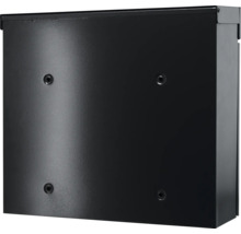 Zwarte wandbrievenbus