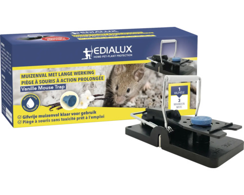 EDIALUX Muizenval Vanilla Edialux muizenval met vanillegeur en lange werking
