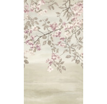 Behang met bloemmotief en floraal design voor wanddecoratie.