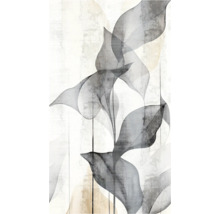 Abstracte bladeren afbeelding op canvas