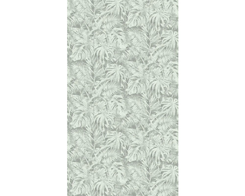 A.S. CRÉATION Fotobehang vlies 79145-6 COSMO Living bladeren bloemen groen grijs 159x280 cm Behang met tropisch plantenpatroon
