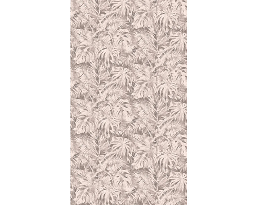 A.S. CRÉATION Fotobehang vlies 79145-7 bladeren bloemen lichtroze 159x280 cm Behang met bladerpatroon