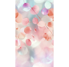 Abstracte weergave met roze bloemelementen