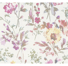 Behang met bloemmotief