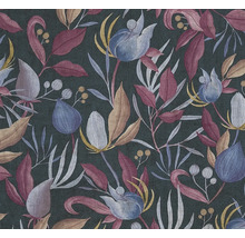 Behang met bloemmotief