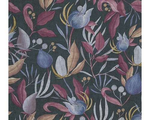 Behang met bloemmotief