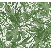 Behang met tropische bladeren