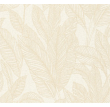Behang met bladerpatroon
