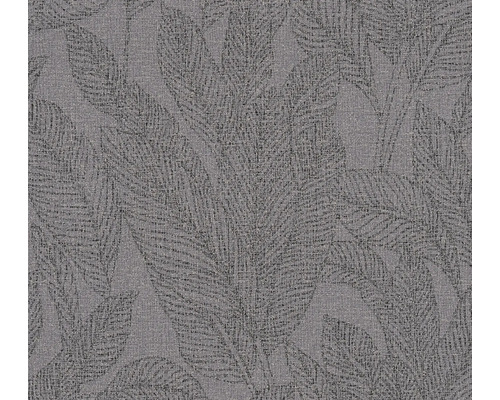 A.S. CRÉATION Vliesbehang 79064-5 COSMO Living bladeren bloemen natuur grijs zwart goud Behang met bladmotief