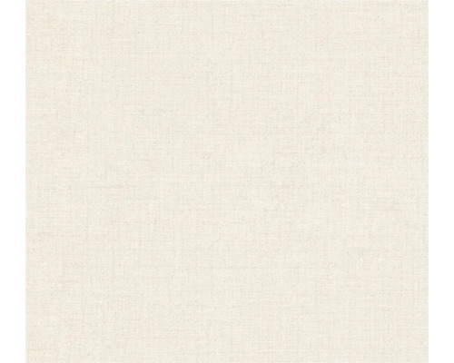 A.S. CRÉATION Vliesbehang 79066-5 COSMO Living effen textieloptiek beige crème zilver Textielbehang met fijne structuur