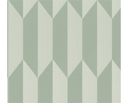 A.S. CRÉATION Vliesbehang 79086-4 COSMO Living grafisch structuur groen Behang met geometrisch patroon