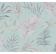 Behang met bladerdesign