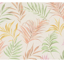 Behang met bladerpatroon