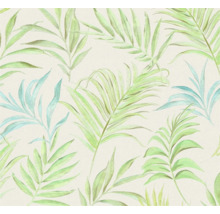 Behang met bladerpatroon