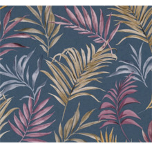 Behang met palmtakpatroon