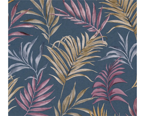 Behang met palmtakpatroon
