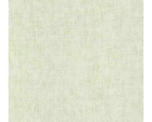 A.S. CRÉATION Vliesbehang 79109-9 COSMO Living effen textieloptiek groen Behang met textielstructuur