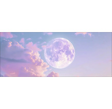 Scène met wolken en maan