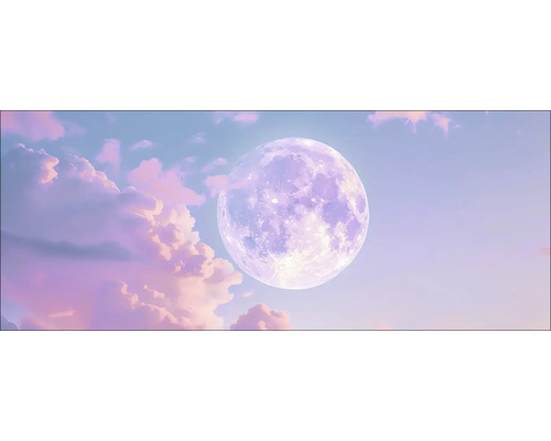 Scène met wolken en maan