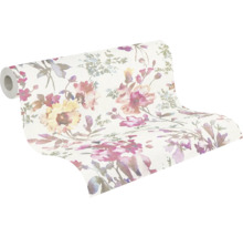 Behangrol met bloemmotief