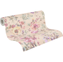 Behangrol met bloemenmotief