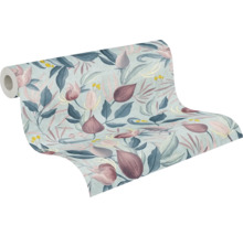 Behangrol met plantenmotief