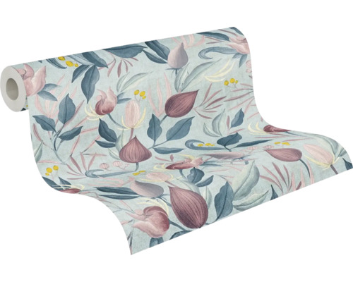 Behangrol met plantenmotief