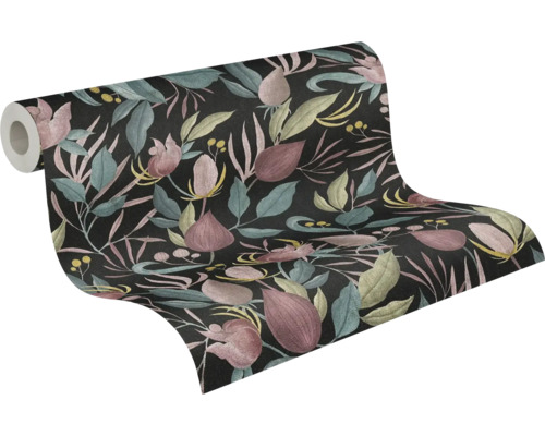 Behangrol met bloemmotief