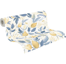 Behangrol met bloemmotief