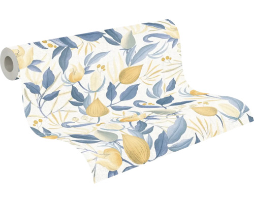 Behangrol met bloemmotief