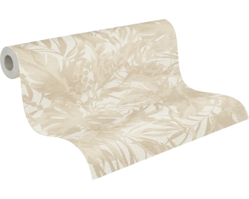 Rol behang met plantenmotief