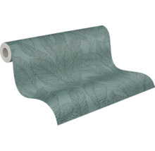 Behangrol met bladerenpatroon