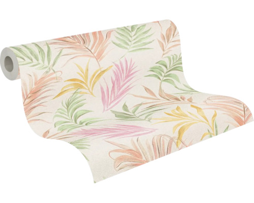 Behangrol met plantenpatroon