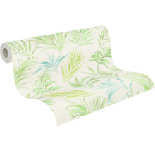 Behangrol met bladerpatroon